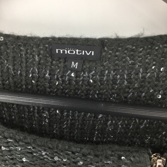 Mötivi Zip Up Knit Jacket Made In Italy - Picture 3 of 10